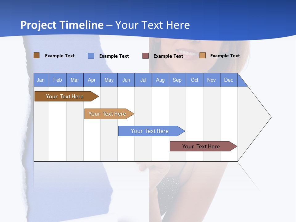 Torn Advertise Paper PowerPoint Template