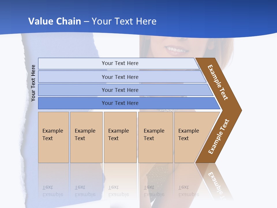 Torn Advertise Paper PowerPoint Template