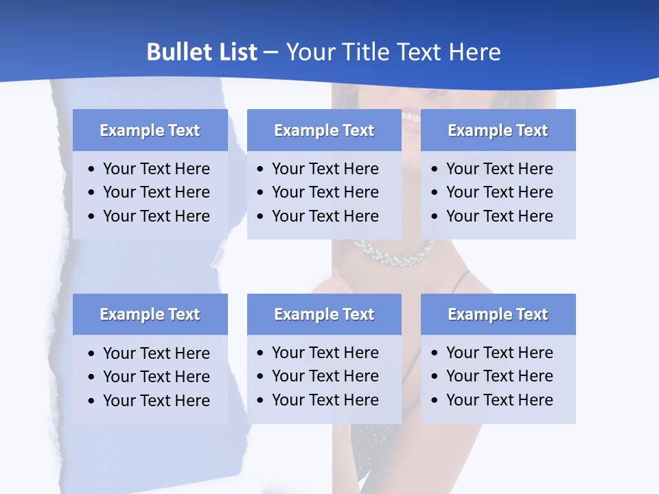 Torn Advertise Paper PowerPoint Template