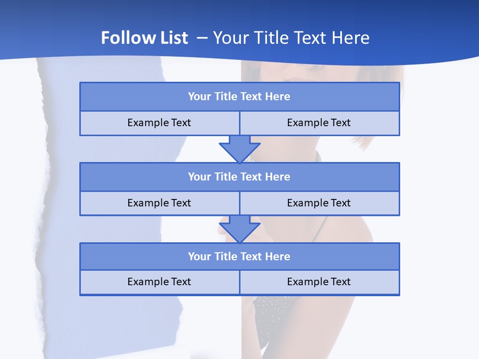 Torn Advertise Paper PowerPoint Template