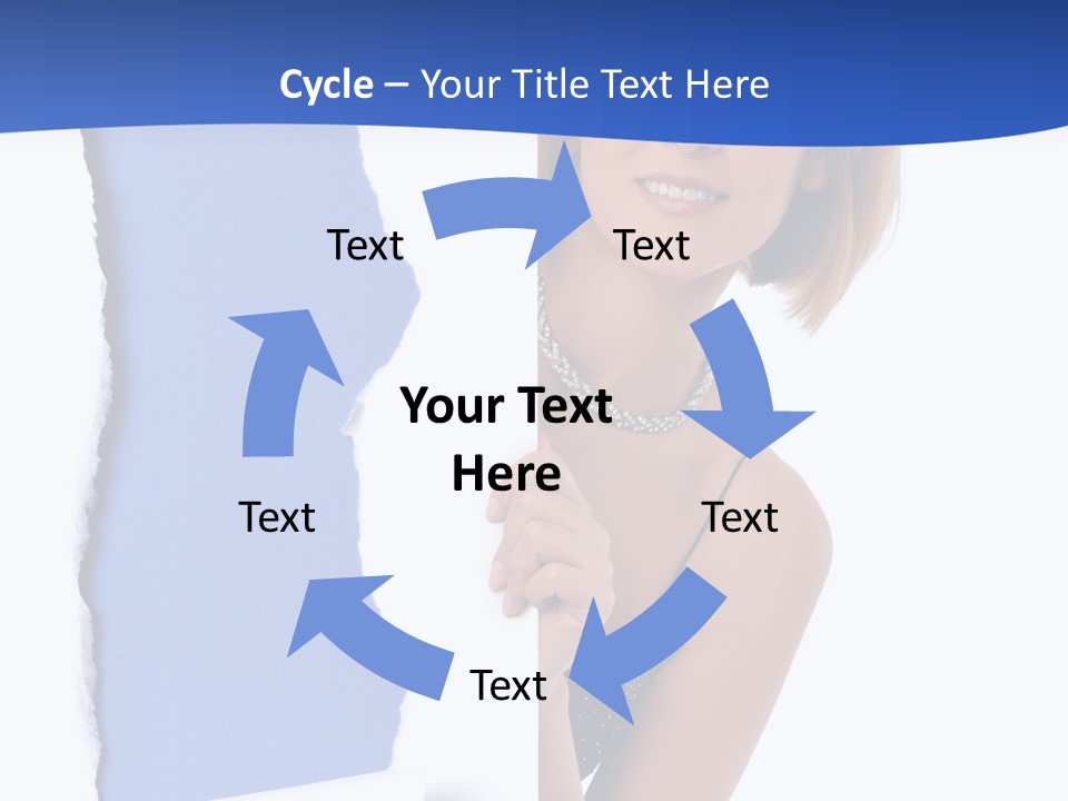 Torn Advertise Paper PowerPoint Template