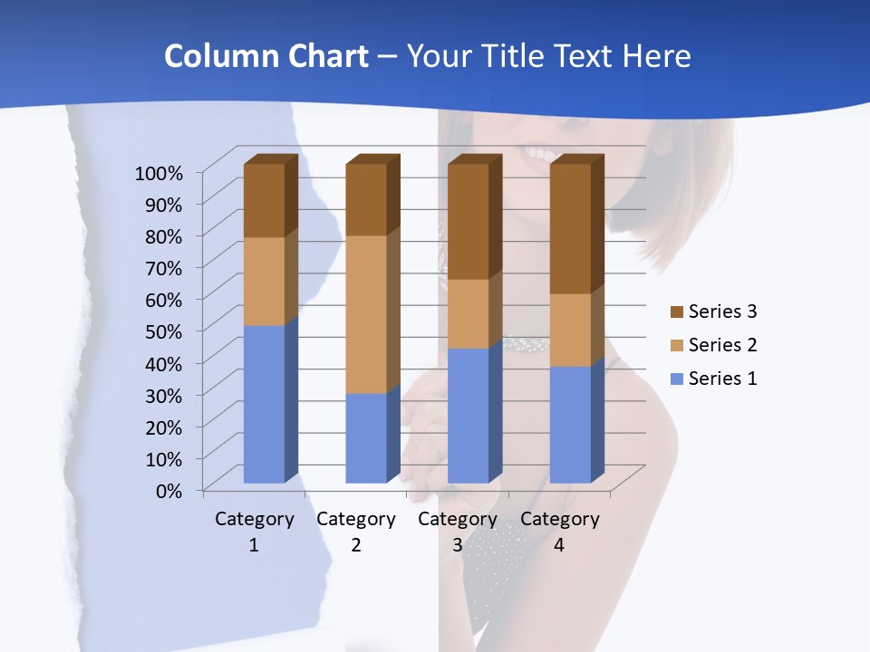 Torn Advertise Paper PowerPoint Template