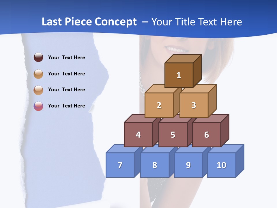 Torn Advertise Paper PowerPoint Template