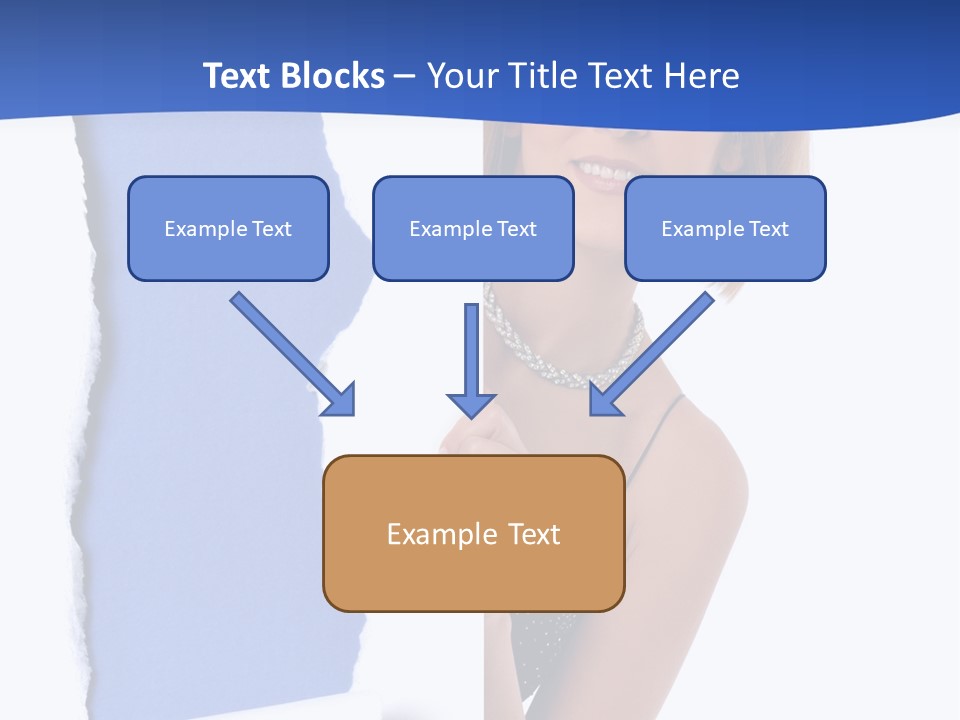 Torn Advertise Paper PowerPoint Template