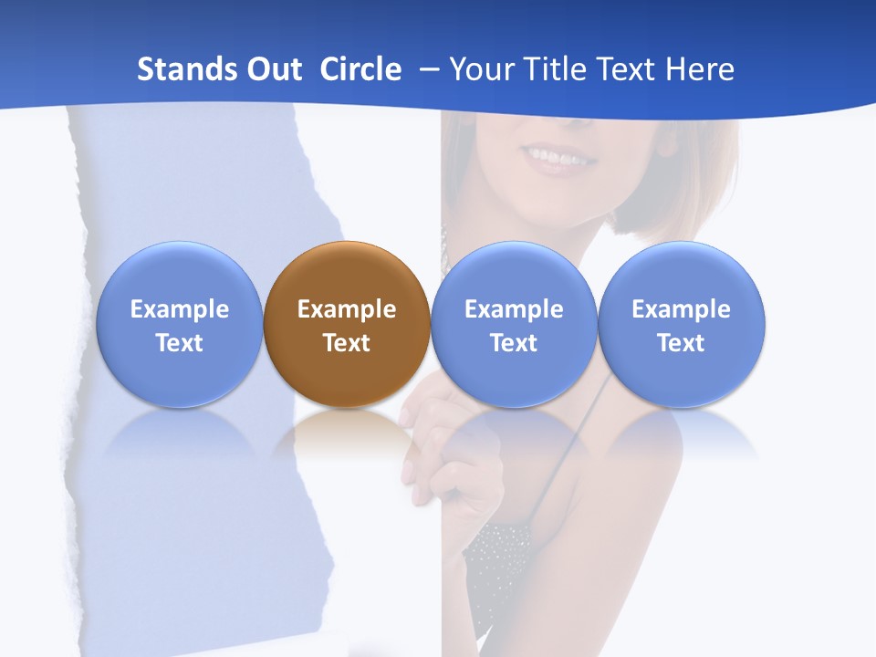 Torn Advertise Paper PowerPoint Template