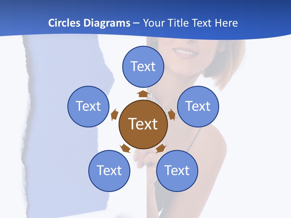 Torn Advertise Paper PowerPoint Template