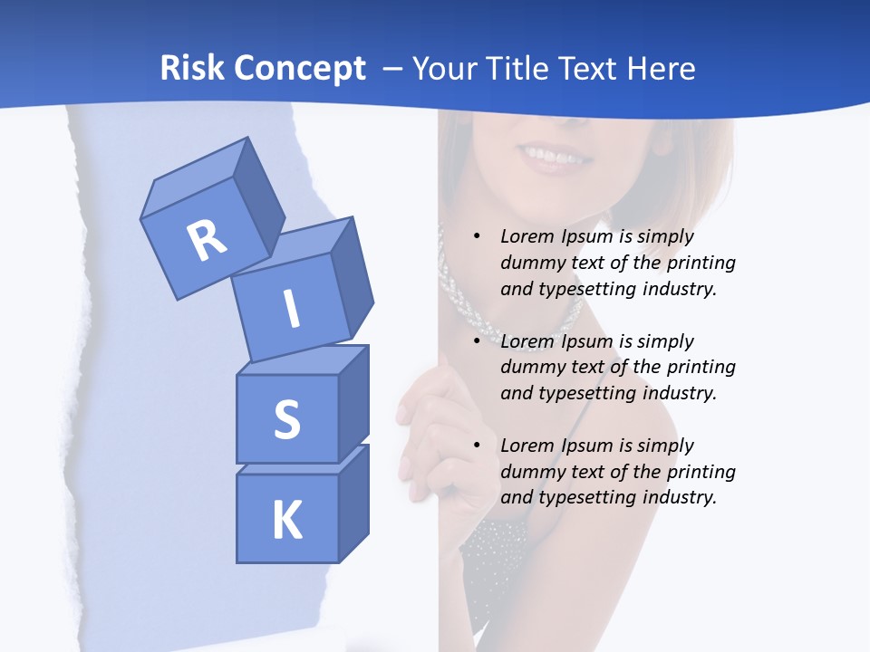 Torn Advertise Paper PowerPoint Template