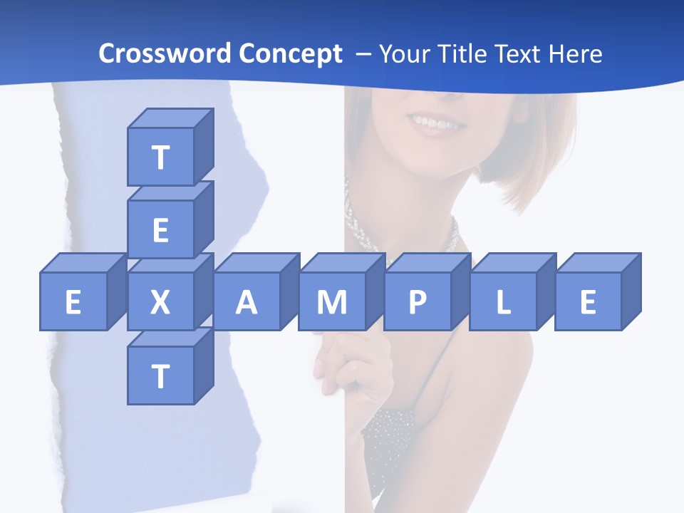 Torn Advertise Paper PowerPoint Template