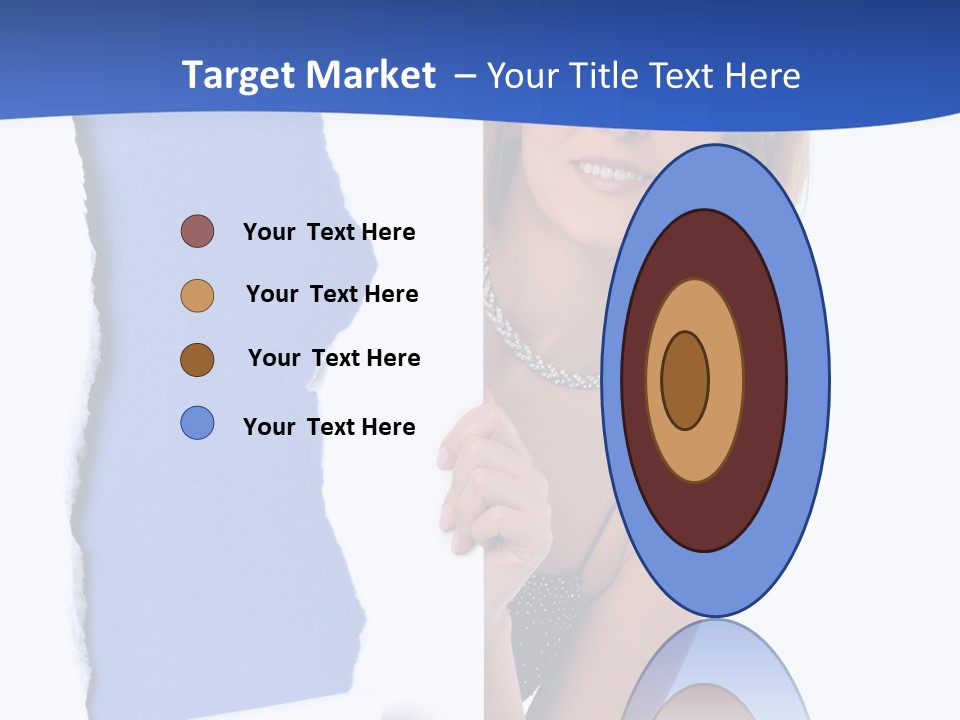 Torn Advertise Paper PowerPoint Template