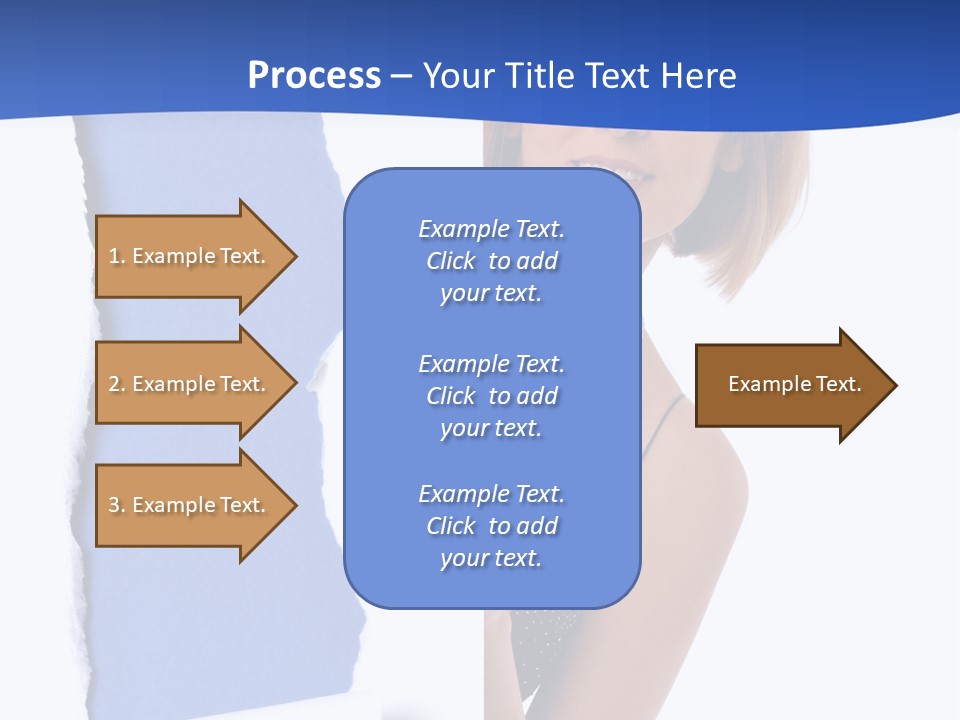 Torn Advertise Paper PowerPoint Template