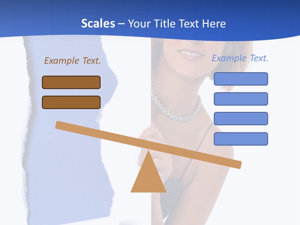 Torn Advertise Paper PowerPoint Template