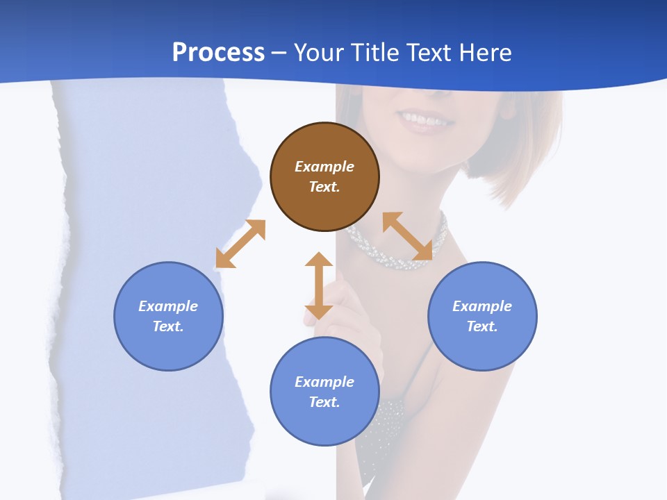 Torn Advertise Paper PowerPoint Template