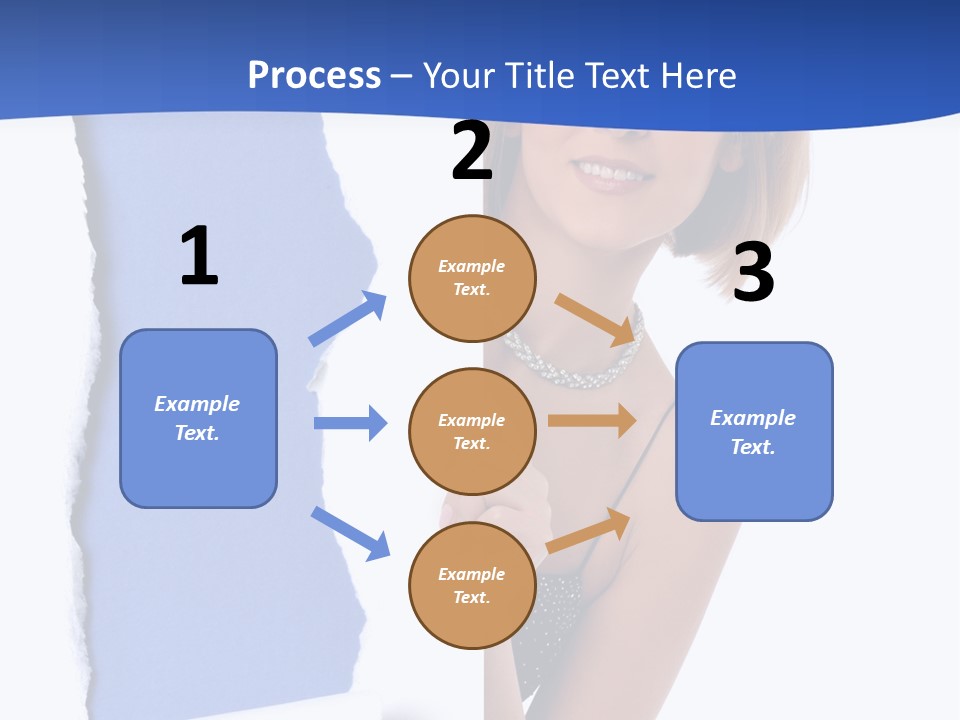 Torn Advertise Paper PowerPoint Template