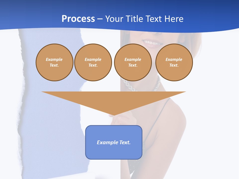 Torn Advertise Paper PowerPoint Template