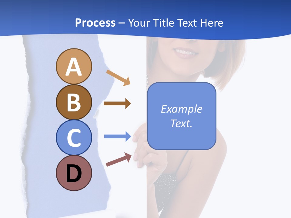 Torn Advertise Paper PowerPoint Template