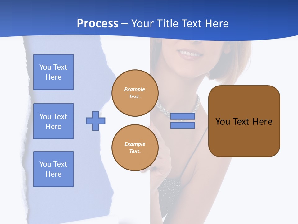 Torn Advertise Paper PowerPoint Template