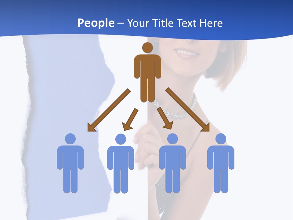 Torn Advertise Paper PowerPoint Template