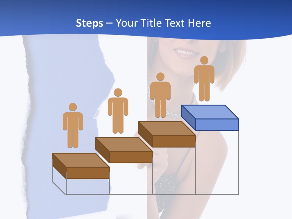 Torn Advertise Paper PowerPoint Template