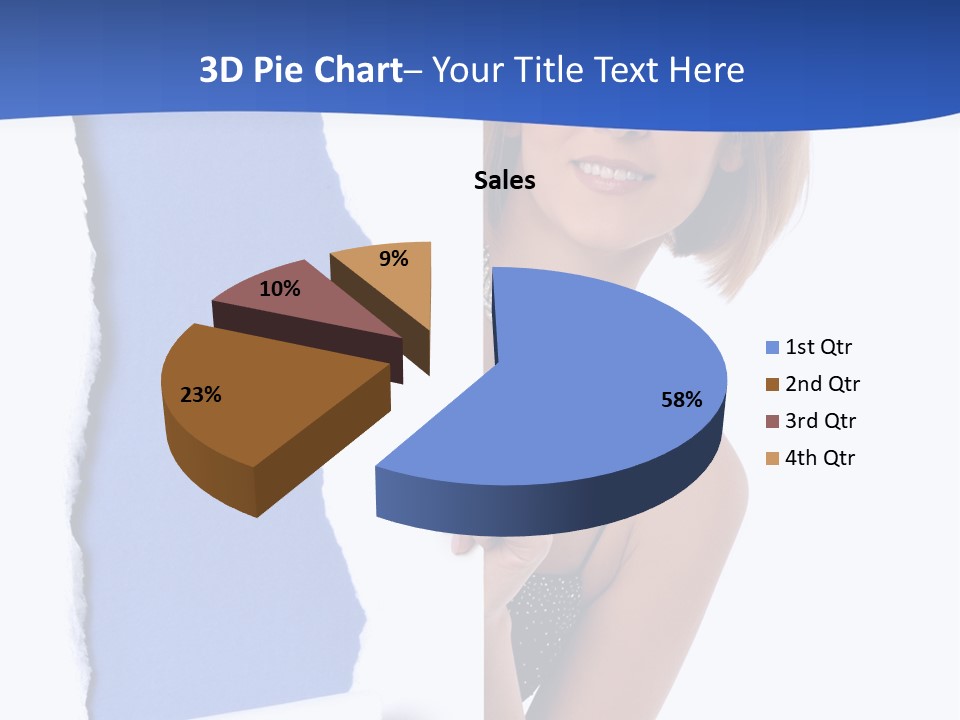 Torn Advertise Paper PowerPoint Template