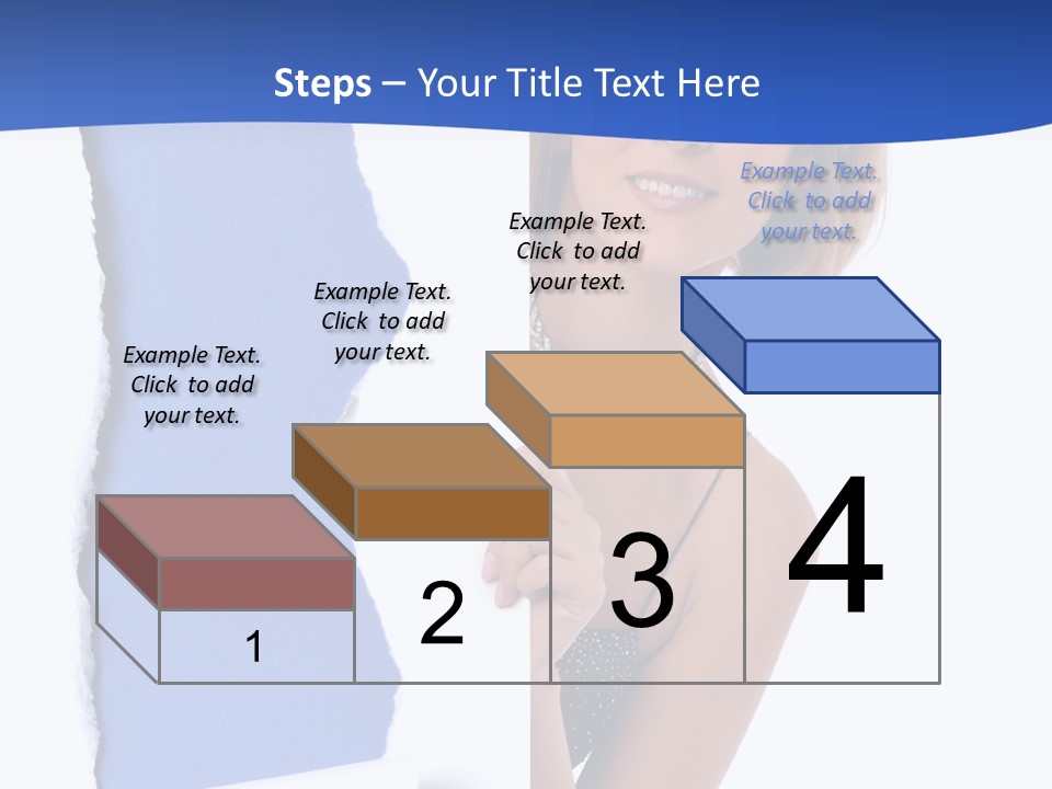 Torn Advertise Paper PowerPoint Template