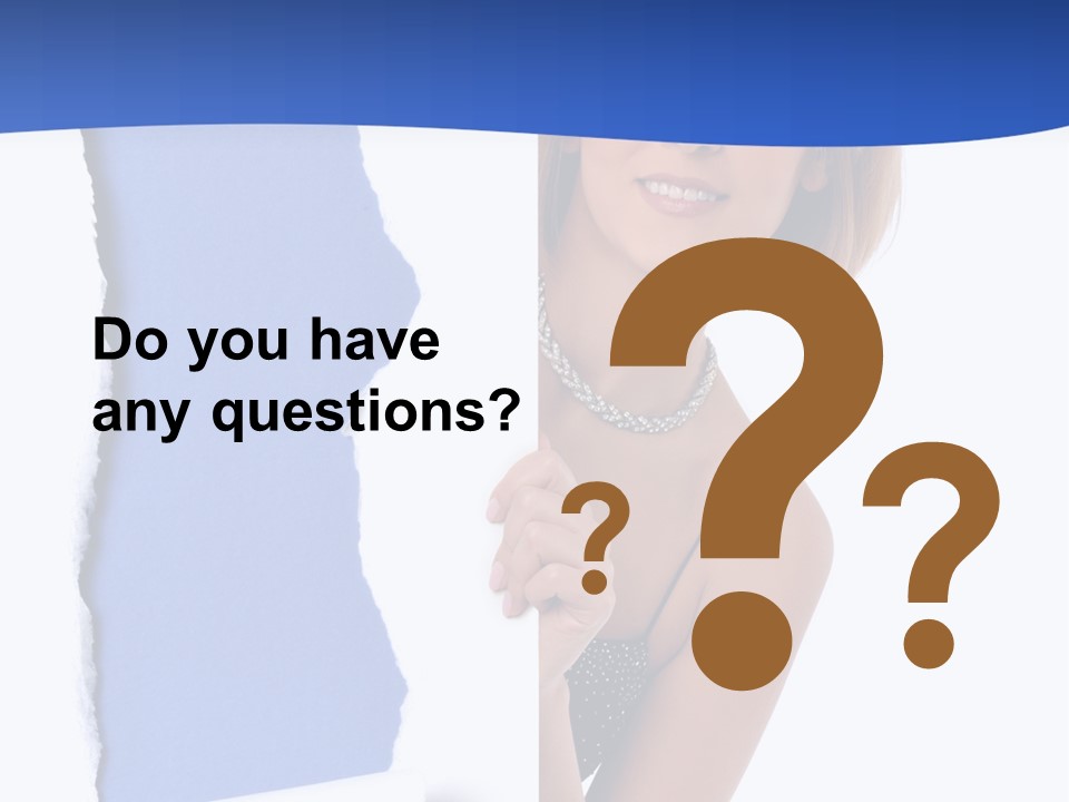 Torn Advertise Paper PowerPoint Template