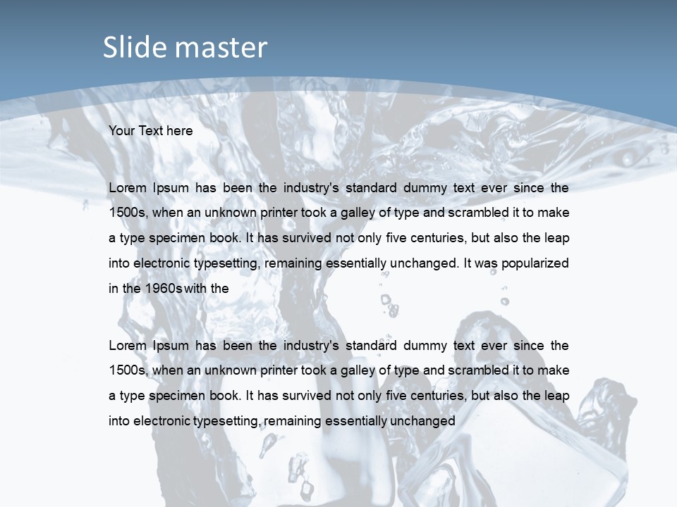 Bar Cube Backdrop PowerPoint Template