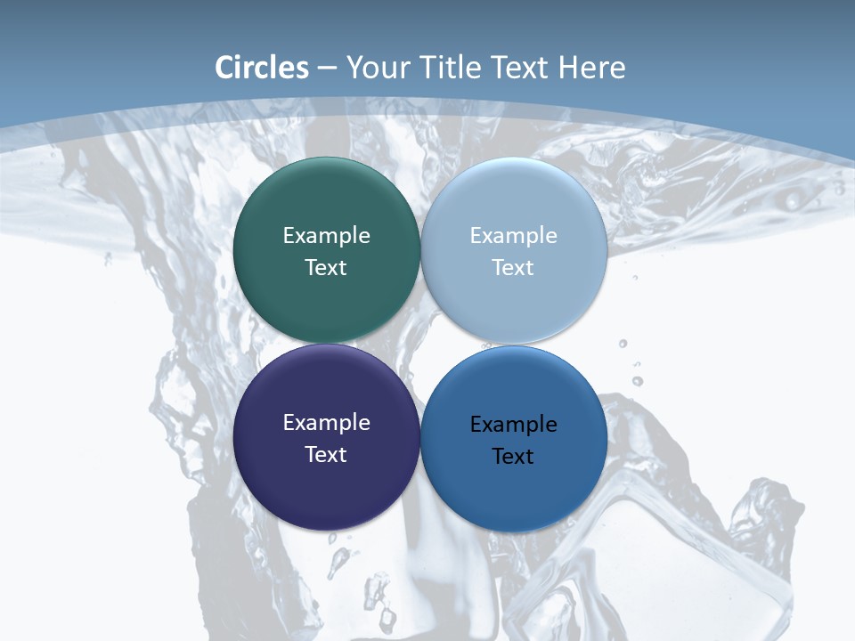 Bar Cube Backdrop PowerPoint Template