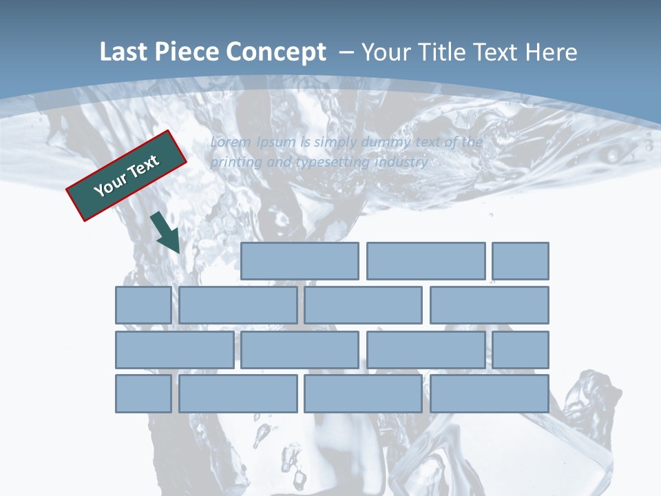 Bar Cube Backdrop PowerPoint Template