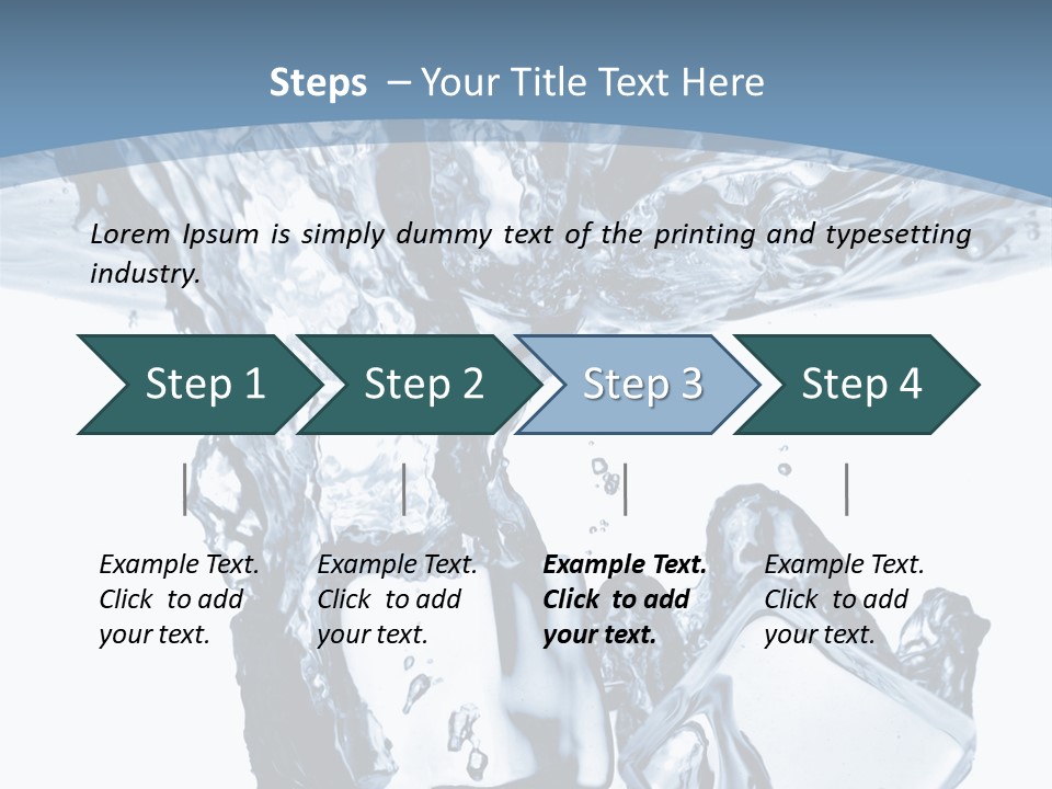 Bar Cube Backdrop PowerPoint Template