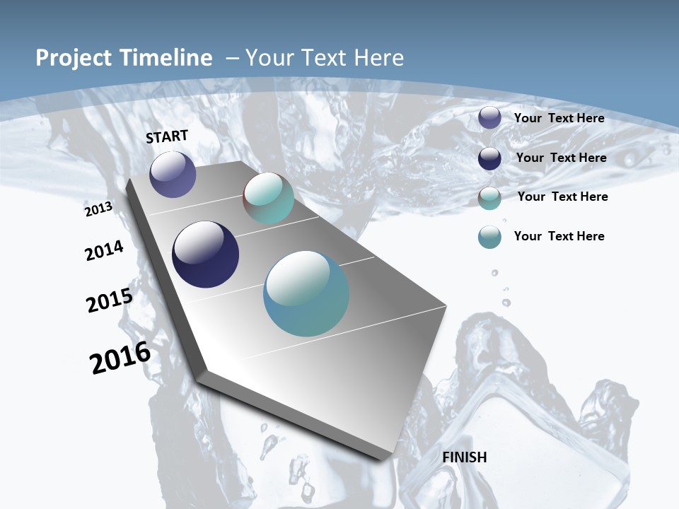 Bar Cube Backdrop PowerPoint Template