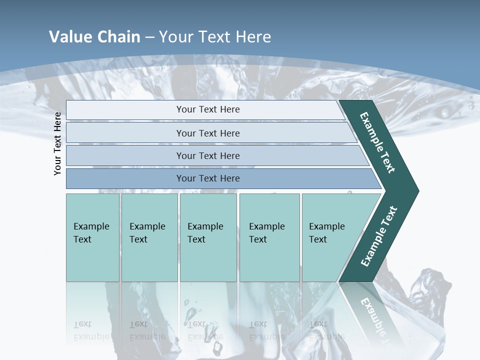 Bar Cube Backdrop PowerPoint Template