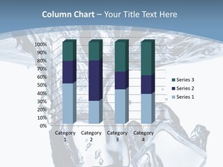 Bar Cube Backdrop PowerPoint Template