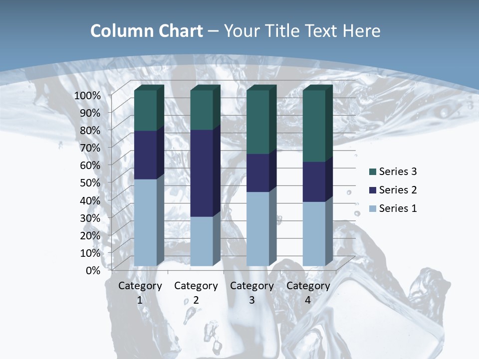 Bar Cube Backdrop PowerPoint Template