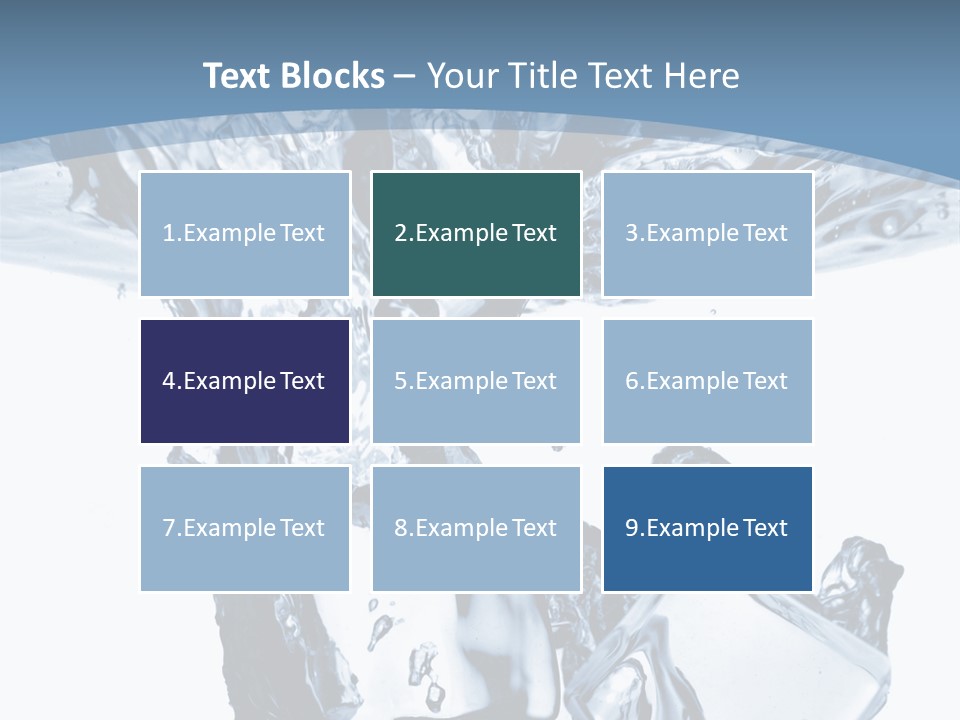 Bar Cube Backdrop PowerPoint Template