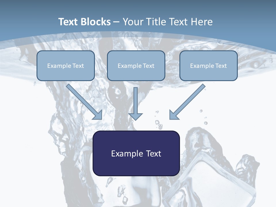 Bar Cube Backdrop PowerPoint Template