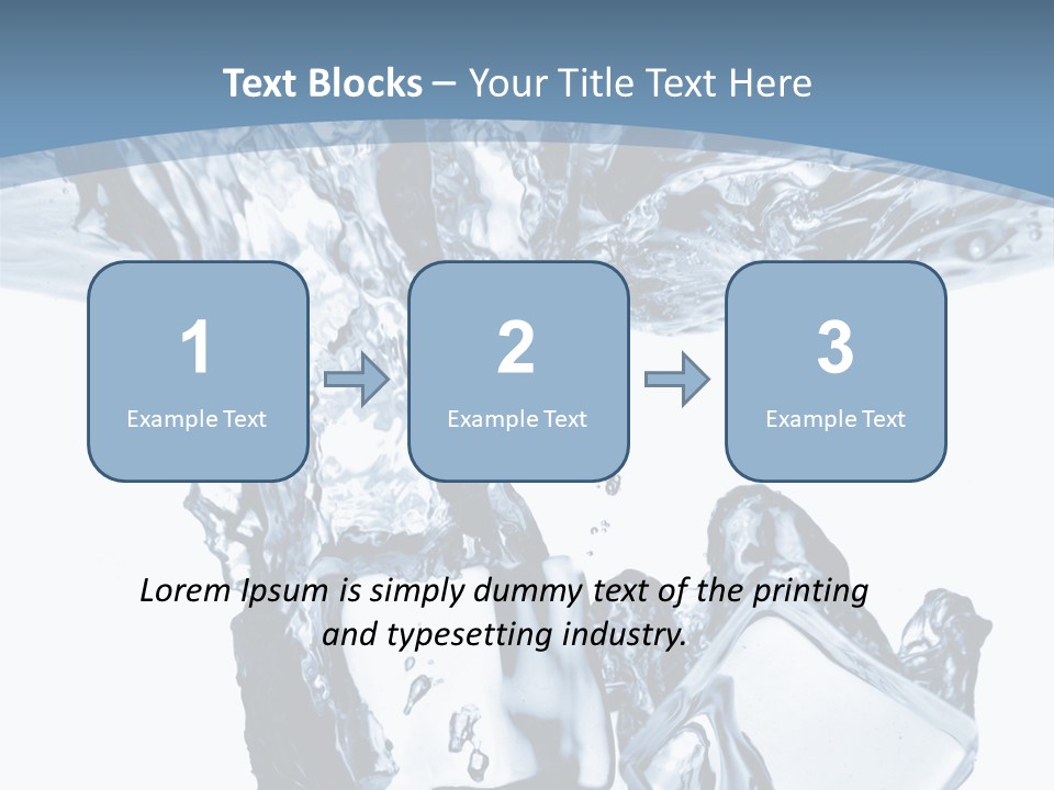Bar Cube Backdrop PowerPoint Template