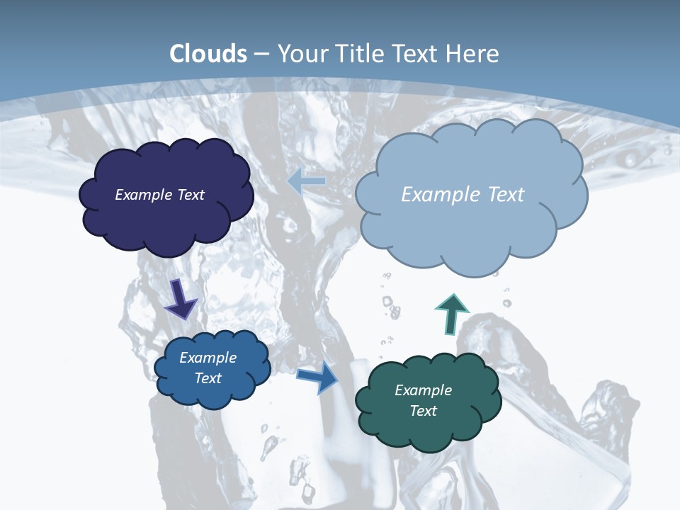 Bar Cube Backdrop PowerPoint Template