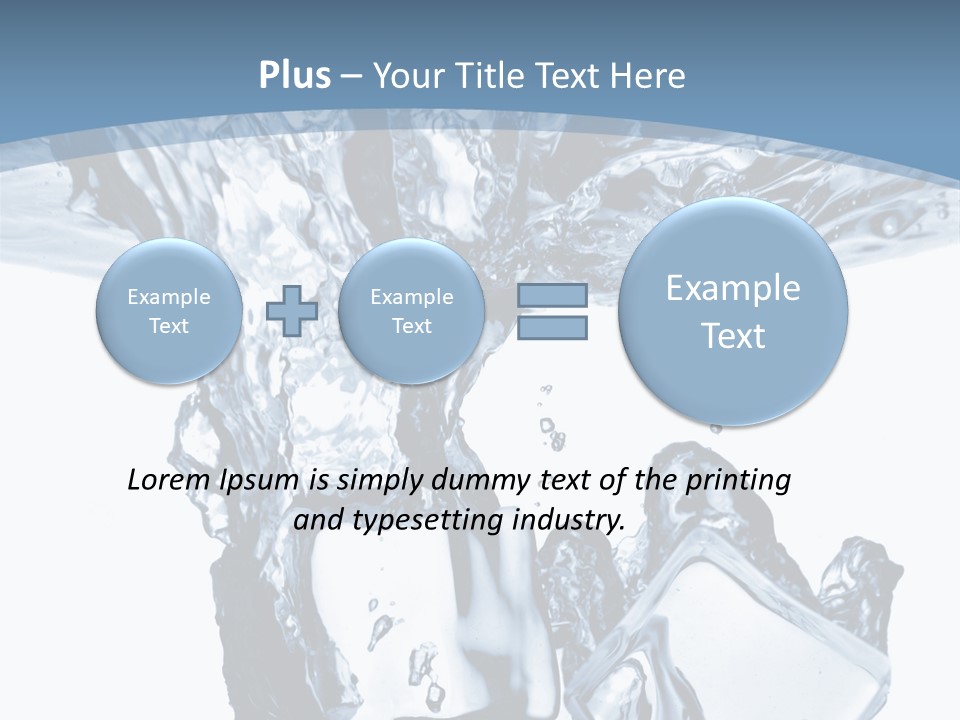Bar Cube Backdrop PowerPoint Template