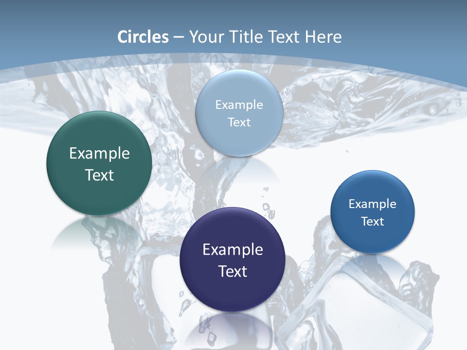 Bar Cube Backdrop PowerPoint Template