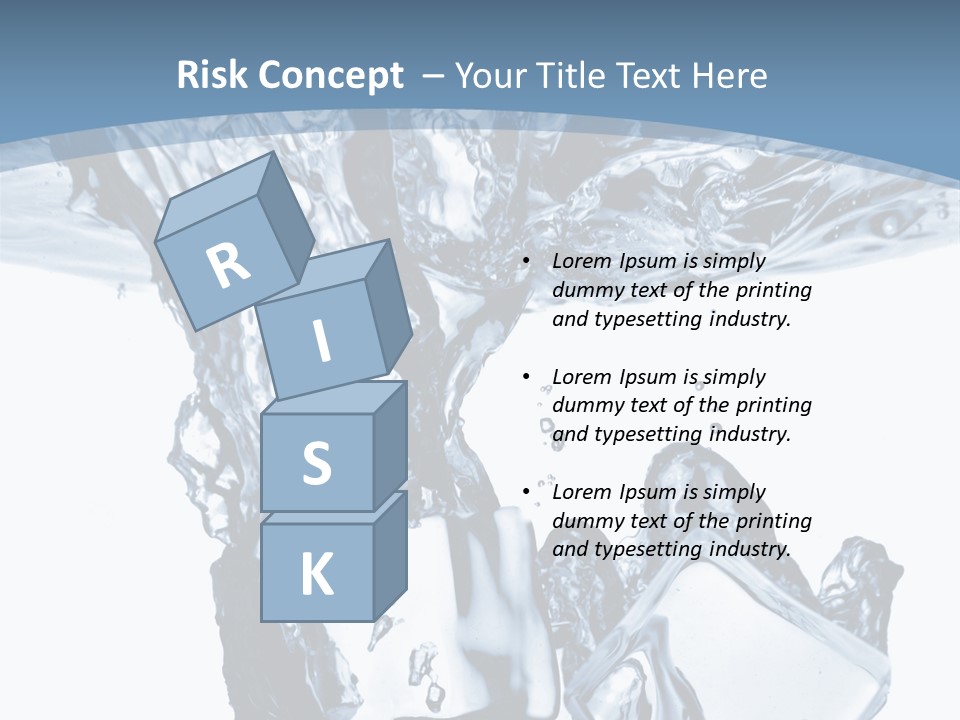 Bar Cube Backdrop PowerPoint Template