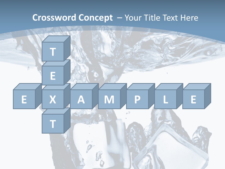 Bar Cube Backdrop PowerPoint Template