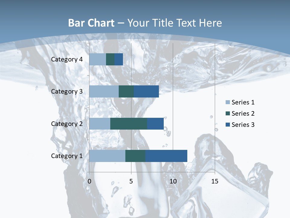 Bar Cube Backdrop PowerPoint Template