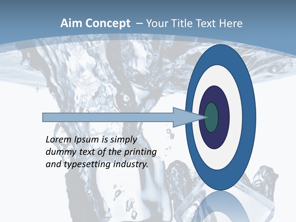 Bar Cube Backdrop PowerPoint Template