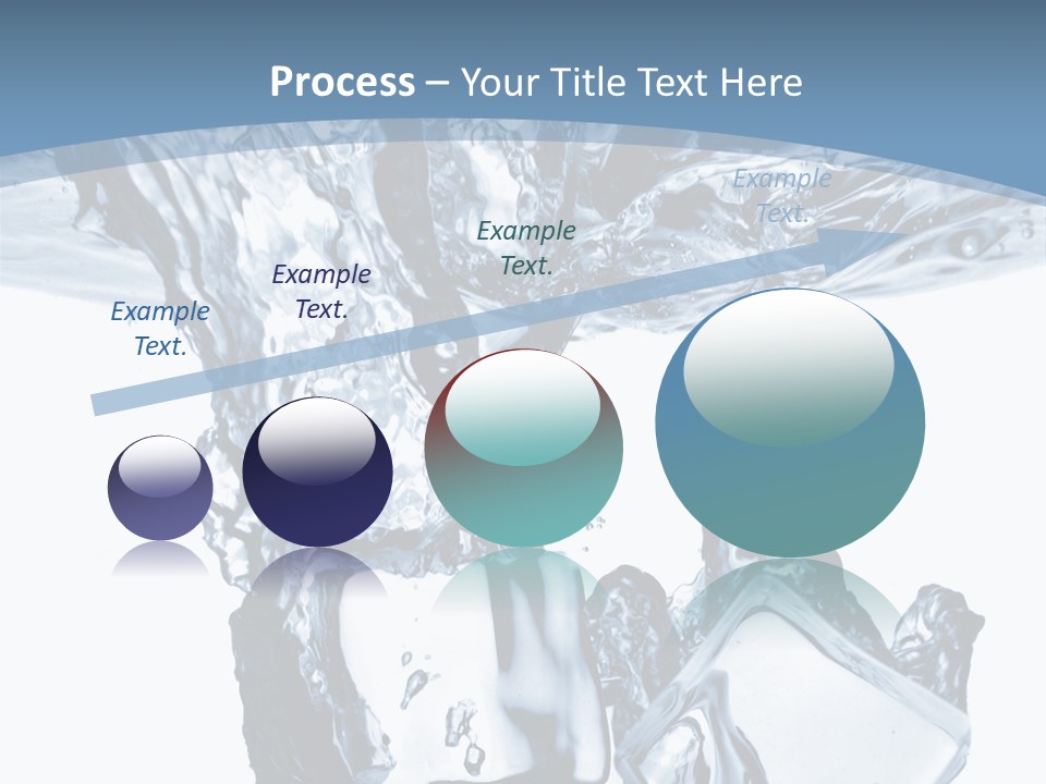 Bar Cube Backdrop PowerPoint Template