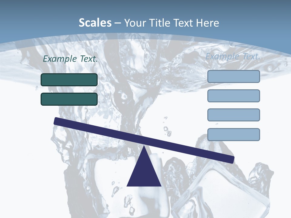 Bar Cube Backdrop PowerPoint Template