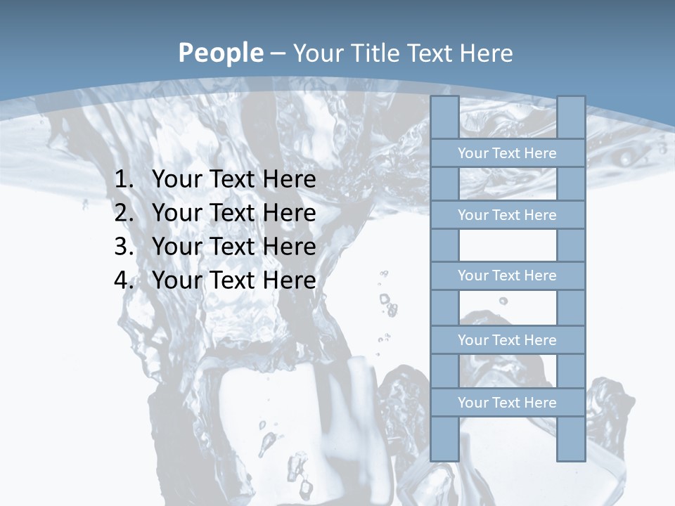 Bar Cube Backdrop PowerPoint Template