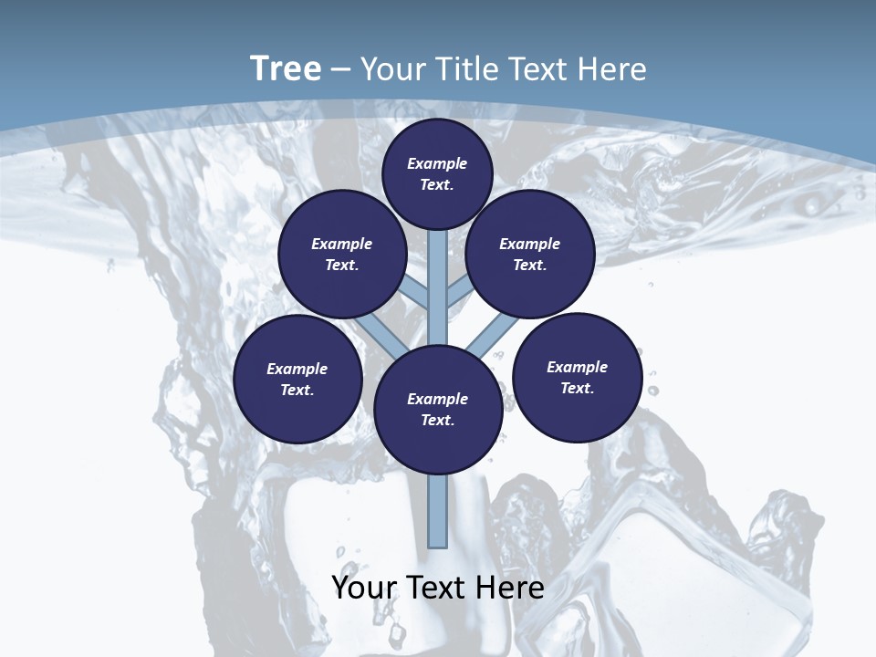 Bar Cube Backdrop PowerPoint Template