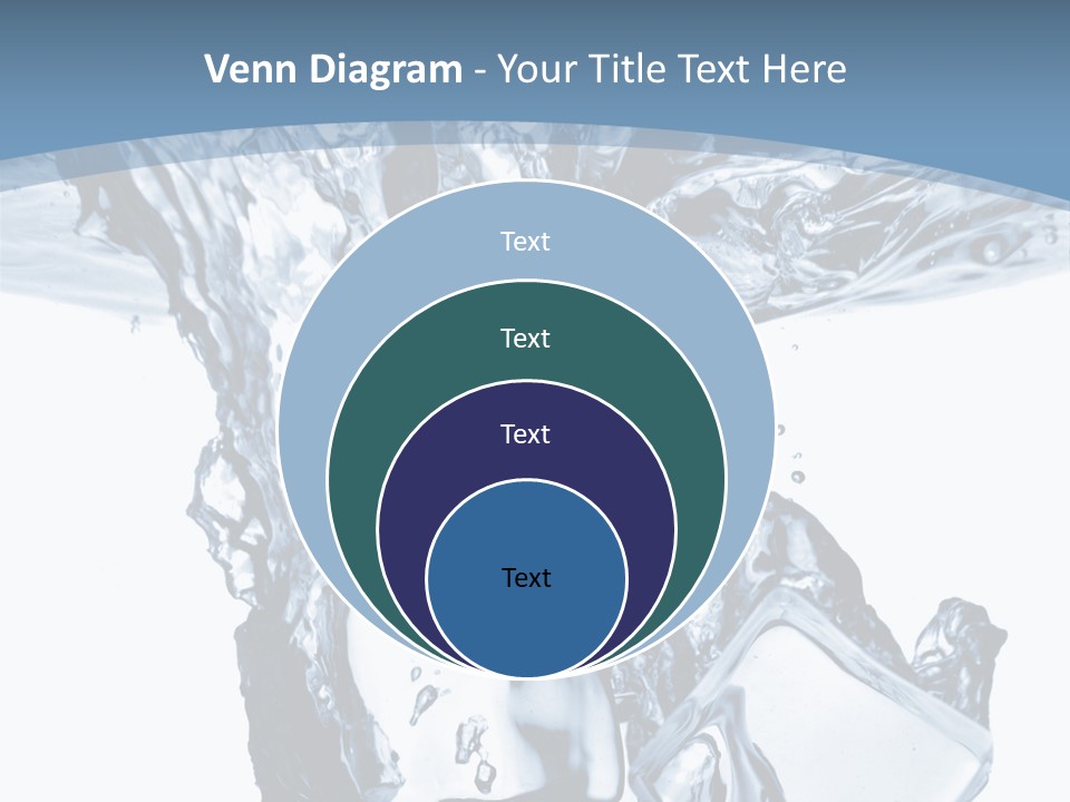 Bar Cube Backdrop PowerPoint Template