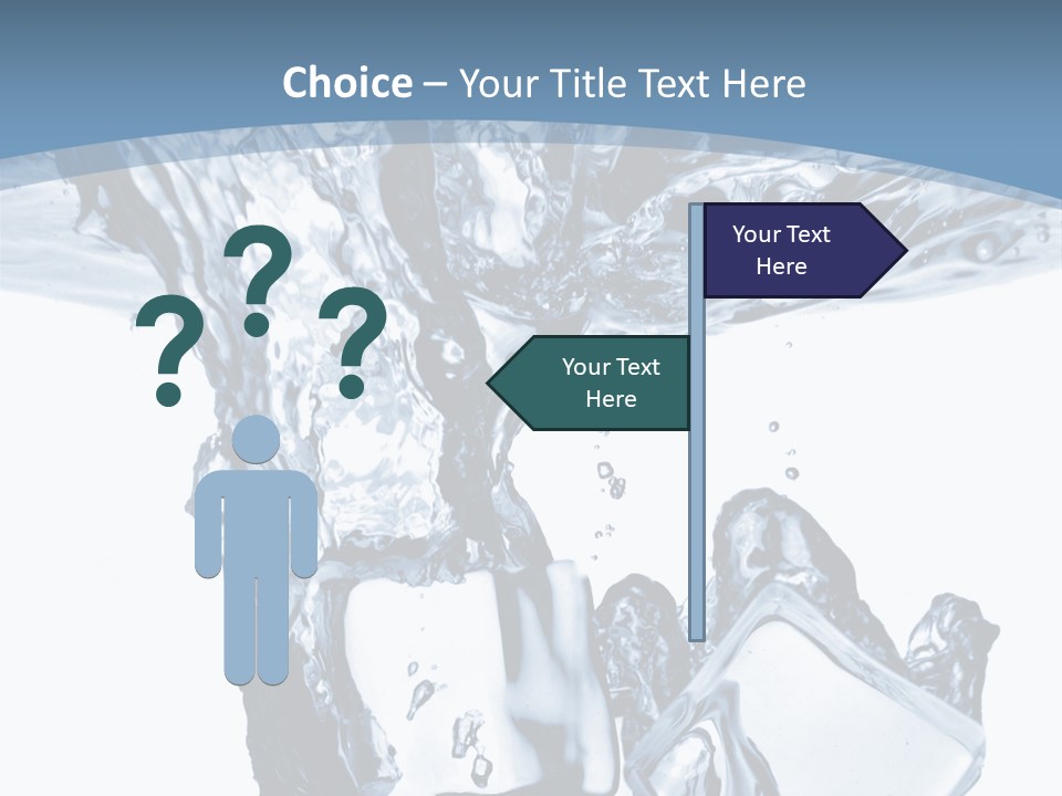 Bar Cube Backdrop PowerPoint Template