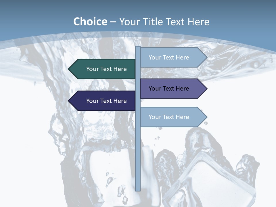 Bar Cube Backdrop PowerPoint Template